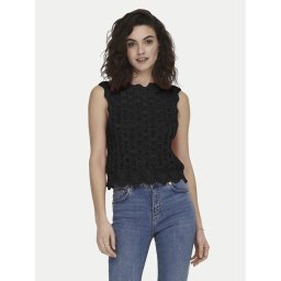 ONLY Блуза Luna 15291602 Черен Regular Fit