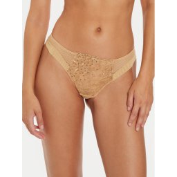 Chantelle Бикини тип прашка Fleurs Si C12Q90 Бежов