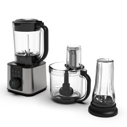 Klarstein Verosteel кухненски робот с миксер | месене, разбиване и изцеждане | 1200 W | 2 L/1,75 L (TB-803)