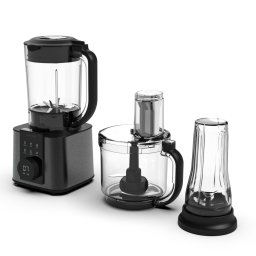 Klarstein Кухненски робот Verosteel с блендер | месене, разбиване и изцеждане на сок | 1200 W | 2 л / 1,75 л (TB-803)