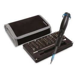 Комплект отвертка и накрайници SBS 02330 PRO, 88 части, черни