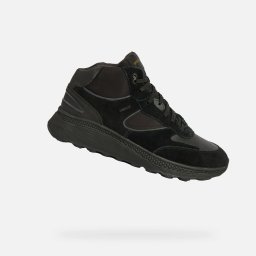 Geox Spherica Actif X1 Men's Black Ankle Boots - Mens