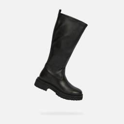 Black Women's Geox Iridea Boots - Women's