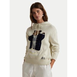 Polo Ralph Lauren Пуловер 211972802001 Бежов Relaxed Fit