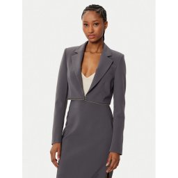 Rinascimento Сако CFC0121908003 Сив Regular Fit