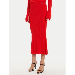 Patrizia Pepe Миди пола 8G0423/K9J5-R835 Червен Regular Fit