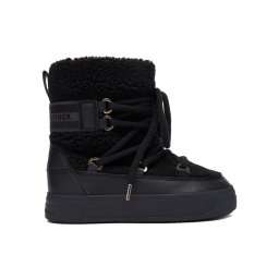 Tommy Hilfiger Апрески Faux Shearling Snowboot FW0FW08788 Черен