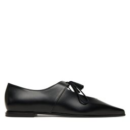 Обувки Max Mara Laceup 2524526111600 Черен