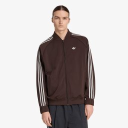 Суитшърт adidas Britcore Superstar Tracktop Aurora Coffee L
