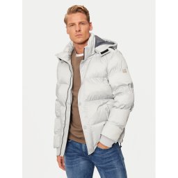 Guess Пухено яке M4BL21 WGJ42 Сив Regular Fit