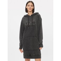 MICHAEL Michael Kors Плетена рокля MH382045DC Сив Regular Fit