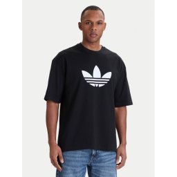 adidas Тишърт adicolor Trefoil KD4091 Черен Loose Fit