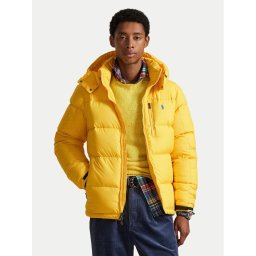 Polo Ralph Lauren Пухено яке 710968278009 Жълт Regular Fit