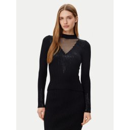 Guess Пуловер W5RR15 Z2Y50 Черен Regular Fit