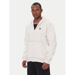 adidas Суитшърт Essentials Trefoil JW0968 Екрю Regular Fit