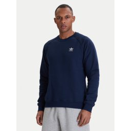 adidas Суитшърт Trefoil Essentials IY4935 Тъмносин Regular Fit