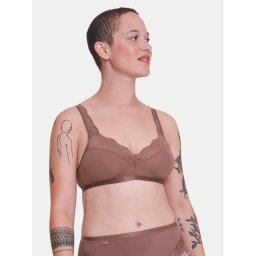 Sloggi Сутиен без банели Romance 10031898 Кафяв