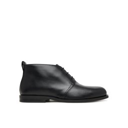 Calvin Klein Зимни обувки Ess Rubber Desert Boot Lth HM0HM01979 Черен