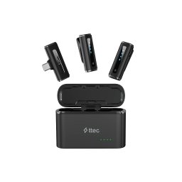 Безжичен микрофон за мобилен телефон ttec GoMic Plug/Play Universal Wireless Lavalier Microphone Kit
