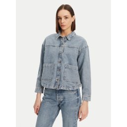 Vero Moda дънкова риза Jamie 10331693 Син Relaxed Fit