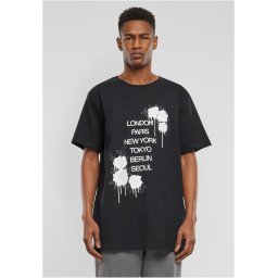 Men's T-shirt City Roses black