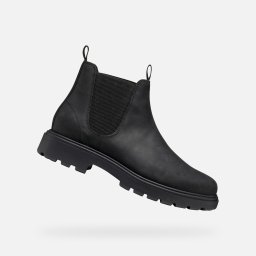 Black men's ankle boots Geox Spherica EC7 - Men's