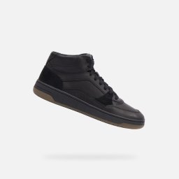 Black men's sneakers Geox Sedral Court - Men's