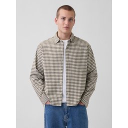Мъжка риза GAP Relaxed Prave Oxford