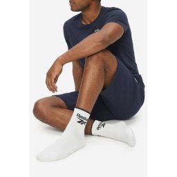 Reebok Дълги чорапи R0362-SS24 (3-pack) Бял