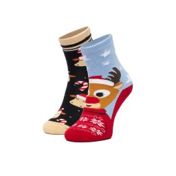 Jenny Fairy Дълги чорапи 4WB-005-AW23 (2-pack) Цветен