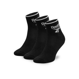 Reebok Дълги чорапи R0362-SS24 (3-pack) Черен