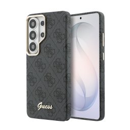 Гръб Guess за Samsung Galaxy S26 Ultra, PU, 4G, Script Metal Logo, Magnetic Case, Черен