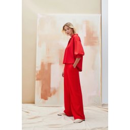 Marisse Women's Trousers Z-Sp-4527 Red