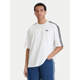 adidas Тишърт adicolor 3-Stripes KD4096 Бял Oversize