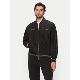 KARL LAGERFELD Яке бомбър 505405 551501 Черен Regular Fit