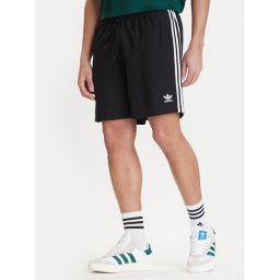 adidas Плувни шорти adicolor 3-Stripes JD0960 Черен Regular Fit