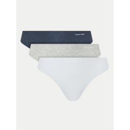 Calvin Klein Underwear Комплект прашки Thong 3Pk 000QD5219E Цветен