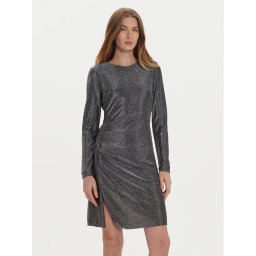 DKNY Коктейлна рокля DD4GAA85 Сребрист Regular Fit