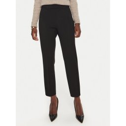Boss Текстилни панталони Tilunara 50490056 Черен Regular Fit