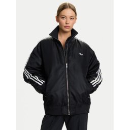 adidas Яке бомбър Firebird JX2991 Черен Oversize