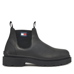 Боти тип челси Tommy Jeans Tjm Chelsea Leather Wl EM0EM01670 Черен
