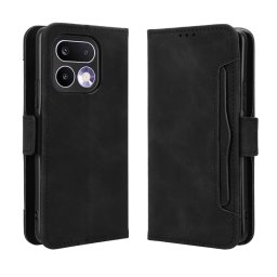Кожен Калъф Портфейл за Realme 16 Pro+ 5G - Множество Слотове, Джоб за Банкноти, Двоен Магнит, Свалящ се Държач, Вкл. Протектор - 6 Цвята