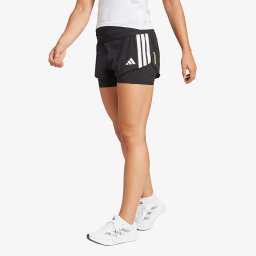 Къси панталони adidas Adizero Running 2-In-1 Gel Pocket Shorts Black M