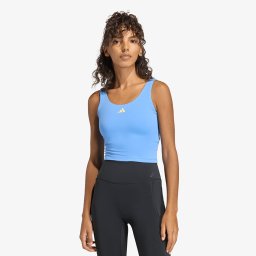 Потник adidas 3 Stripes Studio All Me Light Support Tank Top Blue Fusion L