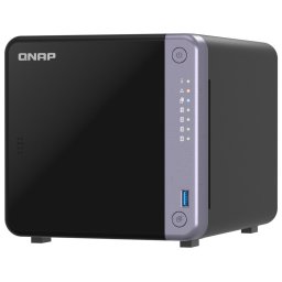 Мрежови диск (NAS) Qnap TS-432X-4G, четириядрен Alpine AL524 2.0GHz, без твърд диск (4 x 3.5-inch SATA 6Gb/s, 3Gb/s), 4GB RAM, 2x 10/100/1000/2500 LAN, 2x USB 3.2 Gen 1