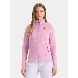 Rossignol Суитшърт от техническо трико Classique RLNWL16 Розов Regular Fit