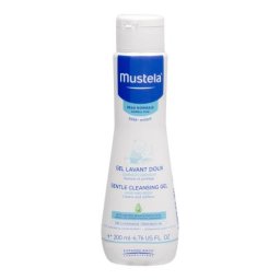Mustela Bébé Gentle Cleansing Gel Hair and Body нежен измиващ гел за тяло и коса за деца, бебета и новородени 200 ml