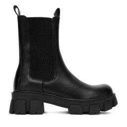 Боти тип челси DeeZee 12837-22-BLACK PU Черен