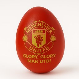 Manchester United Дървено великденско яйце