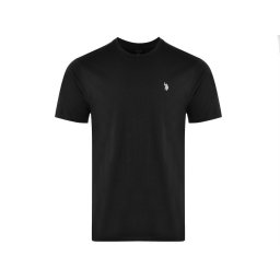 US POLO ASSN. Мъжка черна тениска